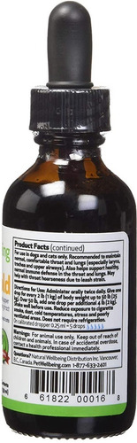 2 Suplementos Suporte Respiratório Cão Pet Wellbeing Natural na internet