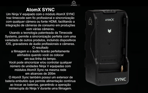 Atomos Atomx Sdi Module para o Ninja V on internet