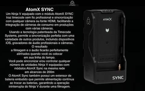 Atomos Atomx Sdi Module para o Ninja V on internet