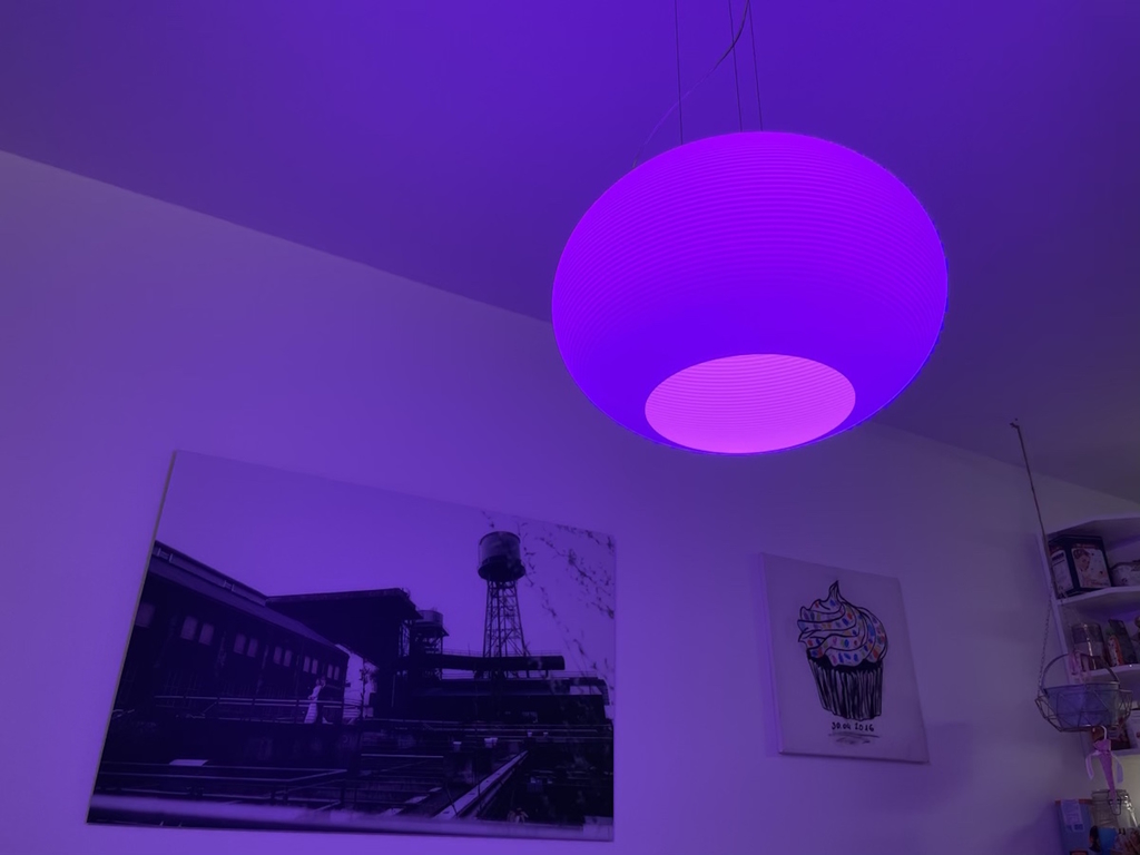 Philips Hue White & Color Ambiance Flourish Pendant Light l 2ª Geração l Luminária Pendente Inteligente l Bluetooth e WiFi l Alto Fluxo Luminoso 2.750 lumen l LED Integrado l Compatível com Alexa, Apple Homekit & Google Assistant | Funciona com Bluetooth e/ou com a Hue Bridge - loja online