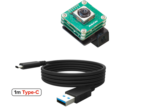 Arducam 64MP Motorized Focus USB 3.0 Camera Module , Raspberry Pi 5 , com Case , B0475C