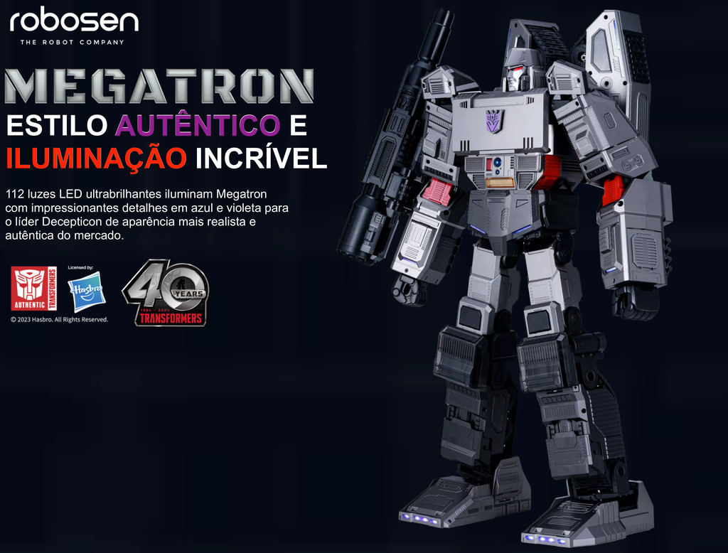 Robosen Transformers Megatron Flagship Robot , Educacional e Recreativo, +12 anos na internet