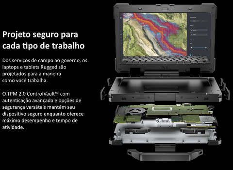 Dell Latitude 5430 Rugged Laptop Tablet, 16 GB DDR4 , 256 GB SSD , 11th Gen Intel Core i5-1145G7, vPro - loja online