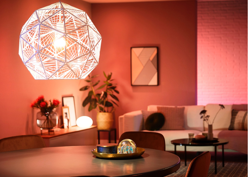 Philips Hue Smart White and Color Ambiance Lâmpada Inteligente A21 100W 1.600 lumens - loja online