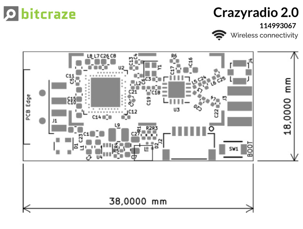 Bitcraze Dongle USB Crazyradio 2.0 na internet