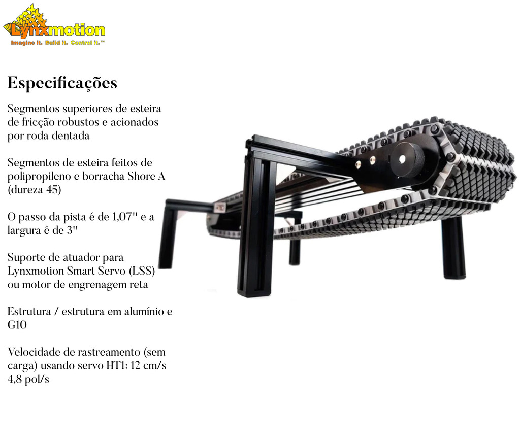 Lynxmotion SES-V2 Conveyor HD Kit , Esteira Transportadora - online store