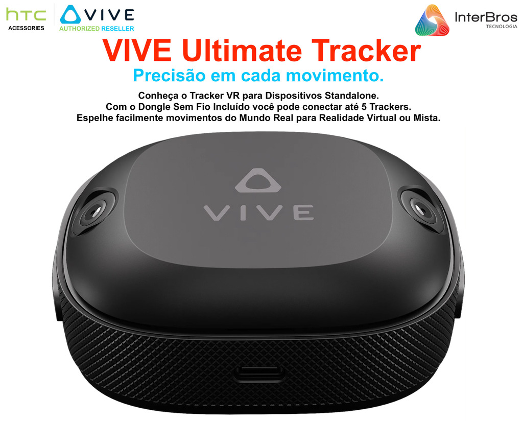 HTC VIVE Ultimate Tracker 5+1 Kit + TrackStraps for VIVE Ultimate Tracker + Dance Dash Game Key - Loja do Jangão - InterBros