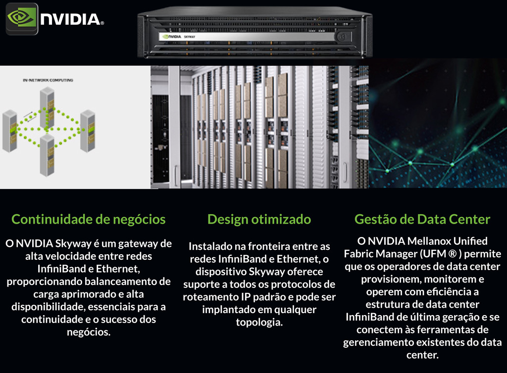 NVIDIA Mellanox Skyway Ethernet Gateway , HDR/EDR Infiniband to 200G/100G Ethernet Gateway na internet