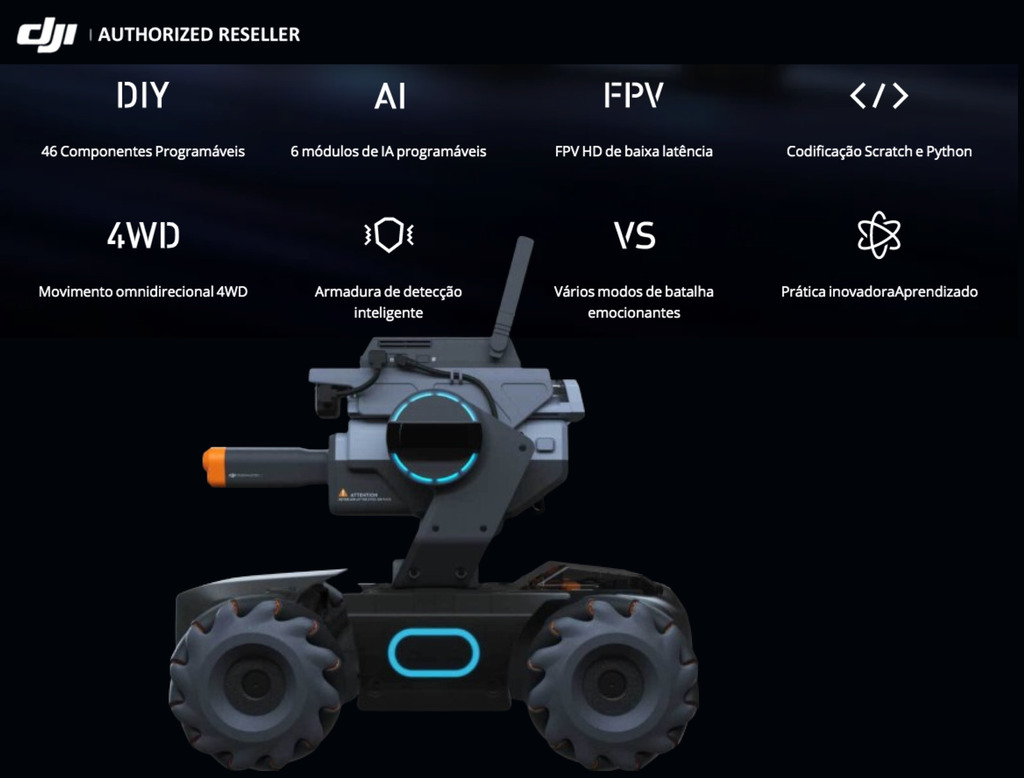 DJI RoboMaster S1 on internet