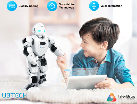 UBTECH Robotics Alpha 1E Humanoid Educational Robot +9 anos - Loja do Jangão - InterBros