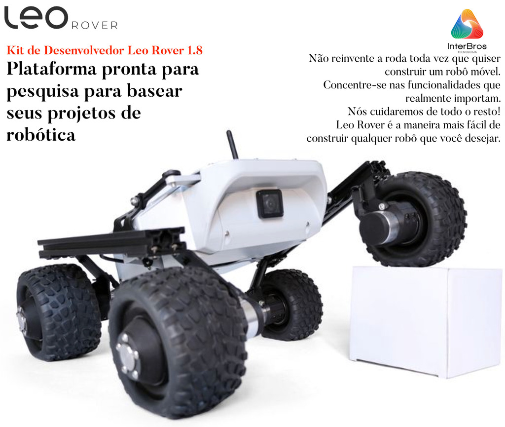 Leo Rover Developer Kit Mobile Robot Raspberry Pi na internet