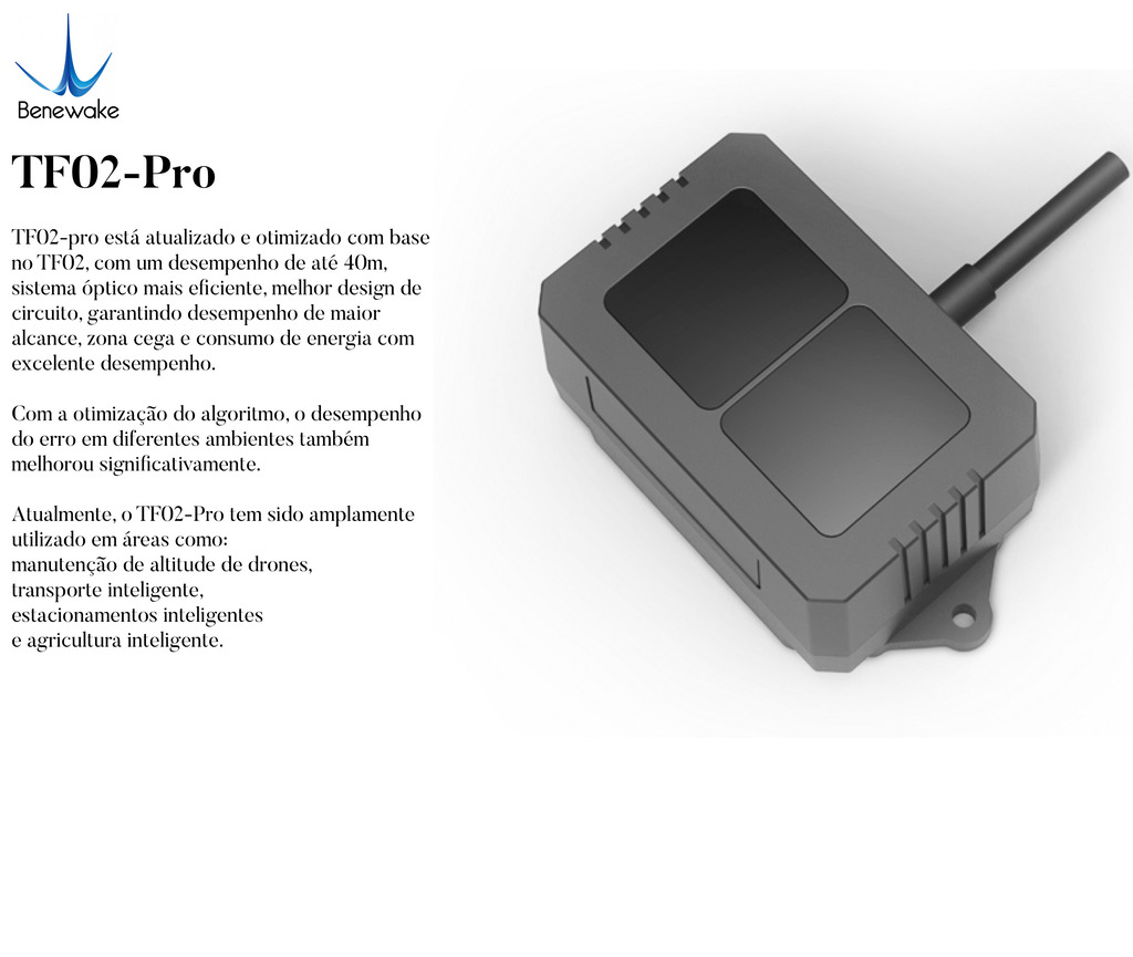 Benewake TF02-Pro Single-Point Ranging Lidar IP65 40m Laser LiDAR en internet