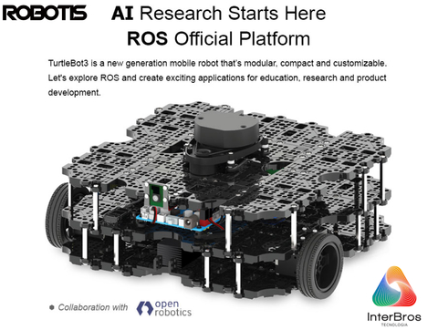 Robotis TurtleBot 3 Waffle Pi Rapberry Pi 4 , compatível com NVIDIA Jetson Orin Nano na internet