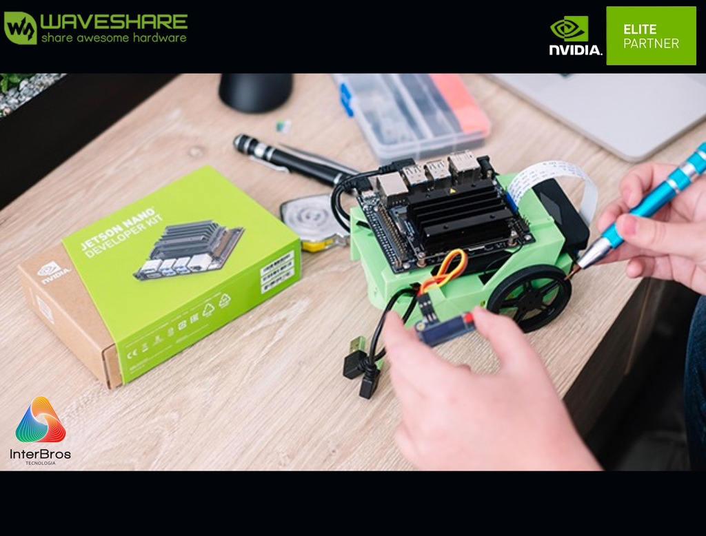 WaveShare JetRacer Pro AI Kit A Pro Version, High Speed AI Racing Robot Powered by NVIDIA Jetson Nano - Loja do Jangão - InterBros