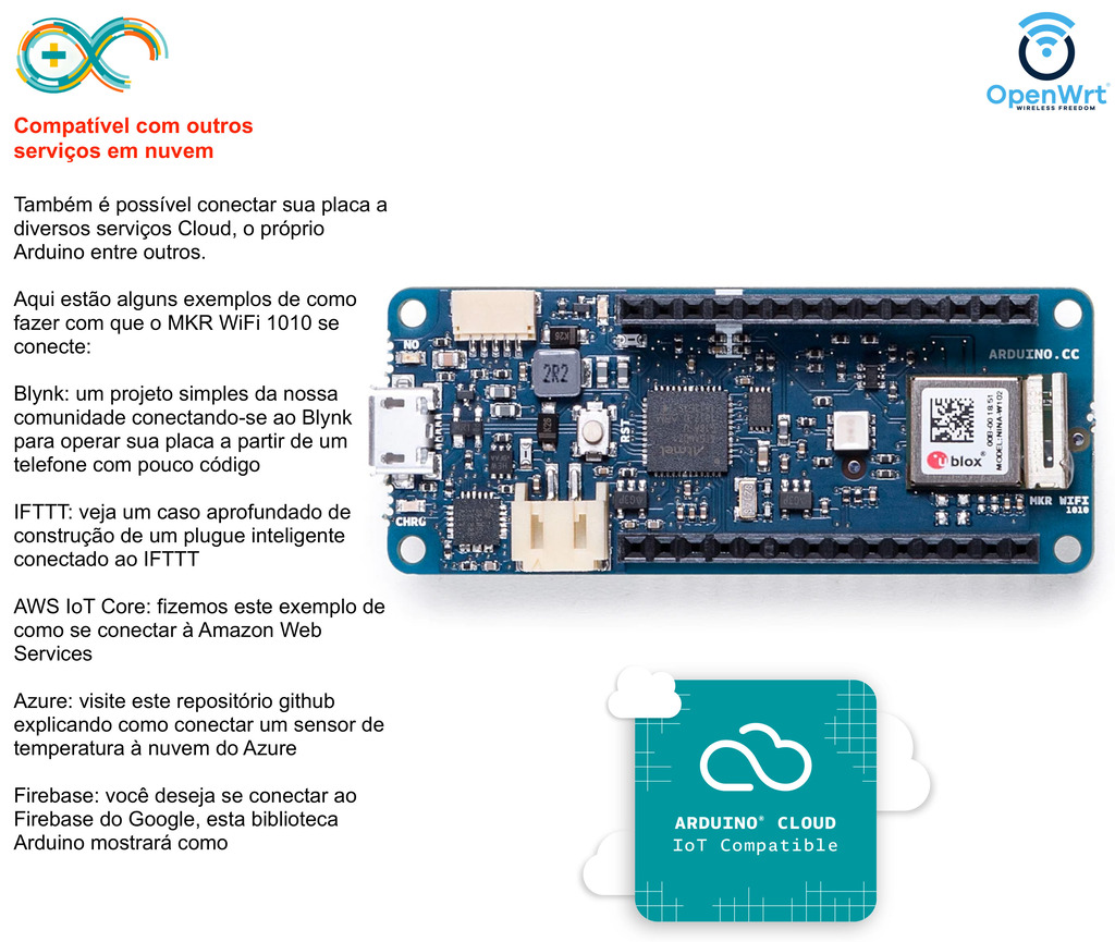 Arduino MKR WiFi 1010 ABX00023 na internet