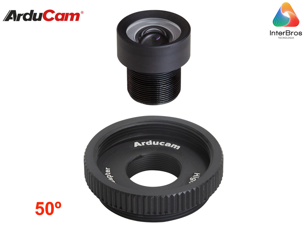 Arducam M12 Lens Kit 6 for Raspberry Pi High Quality IMX477 Camera, Fisheye , Wide Angle , Telephoto M12 Camera Lenses with Lens Adapter LK003 - loja online