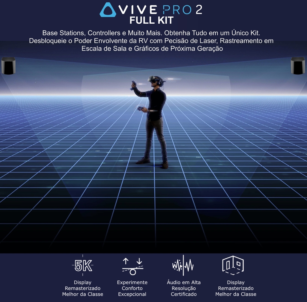 HTC VIVE Pro 2 Full Kit 99HASZ000-00 en internet