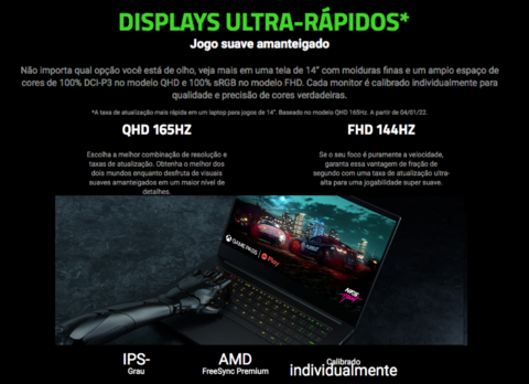 Razer® 14" l Razer® Blade 14 Gaming Laptop , 16GB RAM , 1TB 4.0 SSD , RZ09-0427NEQ3-R3U1 - loja online