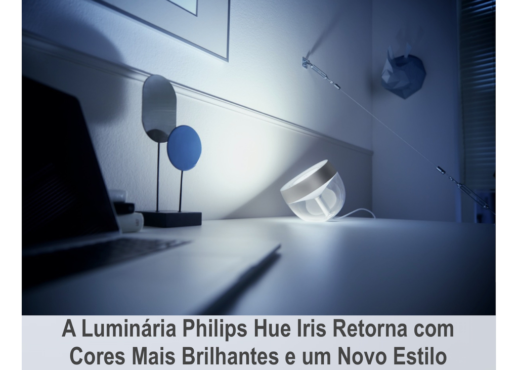 Philips Hue Iris White l White and Color Ambiance l Bluetooth Table Lamp Smart Lighting l 2ª Geração l Extra Brilhante 570 lumen l Luminária de Mesa e Piso l Compatível com Alexa, Apple Homekit & Google Assistant | Funciona com Bluetooth e/ou com a Hue Bridge l Kit2 - comprar online