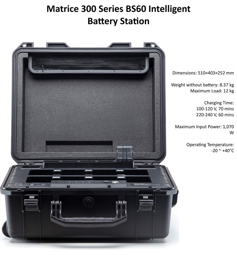 DJI Matrice 300 Series BS60 Intelligent Battery Station l Compatível com o Matrice 300 RTK l Pronta Entrega en internet