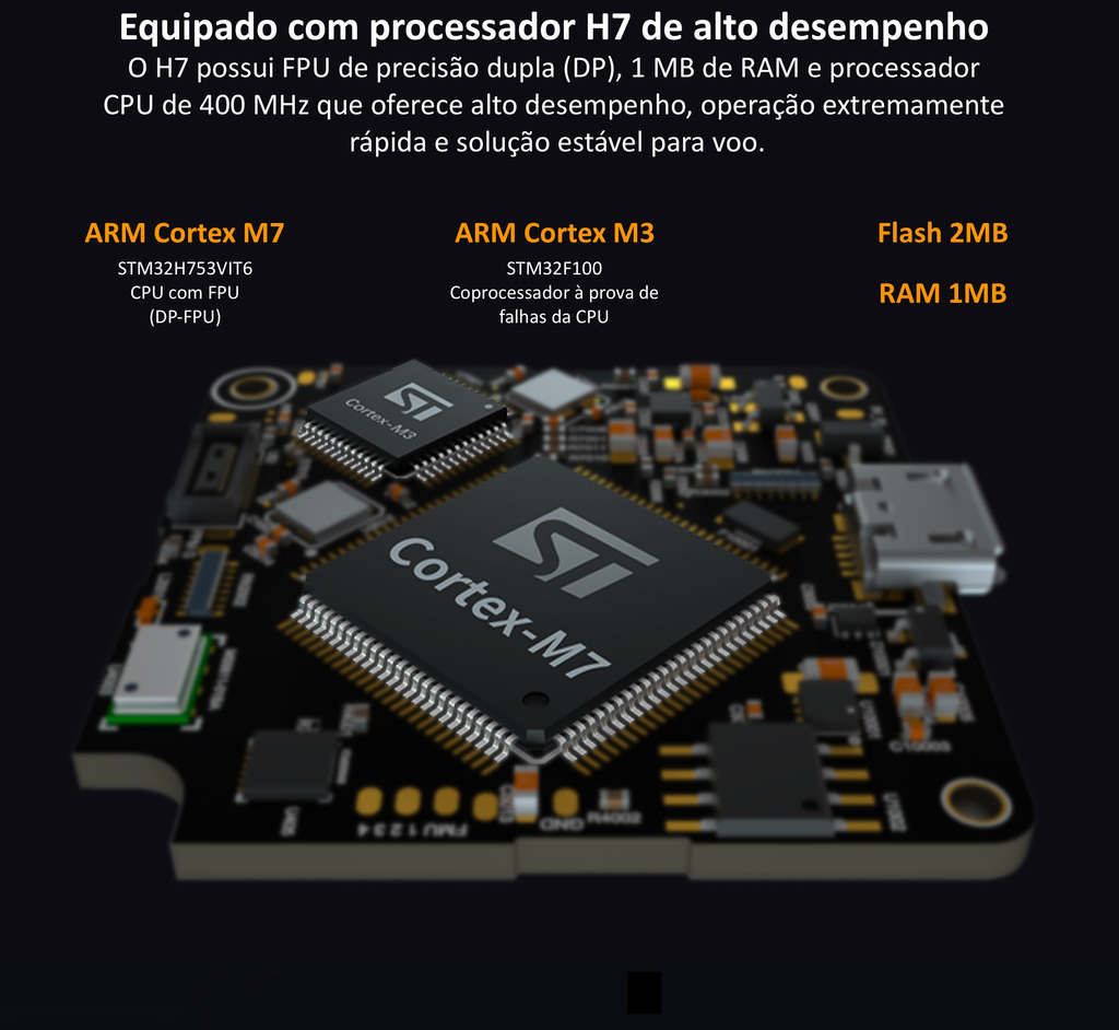 CubePilot The Cube Orange+ (IMU V8) Auto Pilot - Loja do Jangão - InterBros