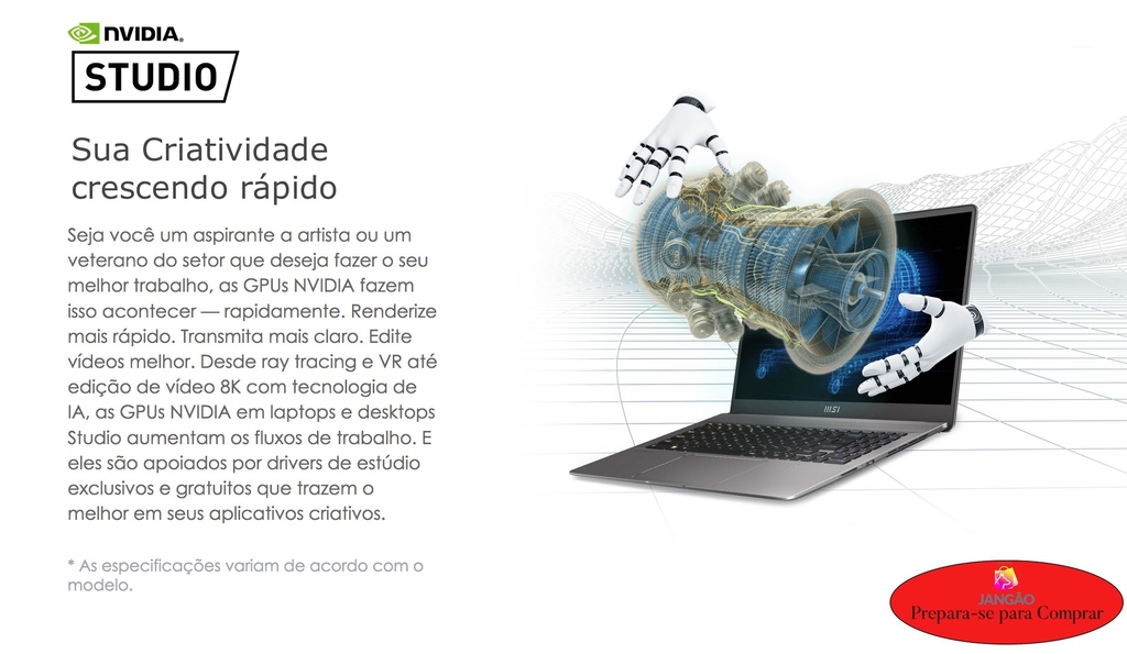 Imagem do MSI 16" CreatorPro Z16P Multi-Touch Mobile Workstation for Professional Notebook de criação de conteúdo B12UMST-089