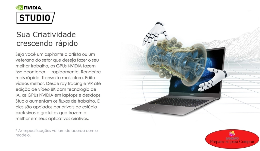 Imagem do MSI 16" CreatorPro Z16P Multi-Touch Mobile Workstation for Professional Notebook de criação de conteúdo B12UMST-090