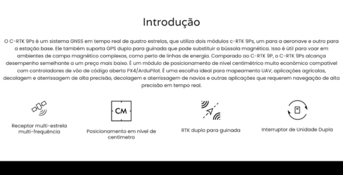 CUAV C-RTK 9P l C-RTK 9Ps l Positioning Module | High Precision GPS Drone Hardware PX4 APM na internet