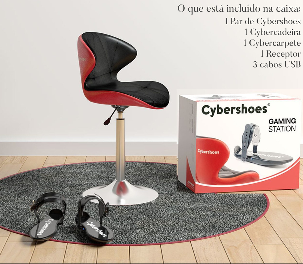 Imagen de Cybershoes Gaming Station l VR Foot Tracker l for Oculus Quest & Steam VR l Use com seu headset VR para caminhar ou correr em jogos VR l Experimente o poder dos games de realidade virtual.