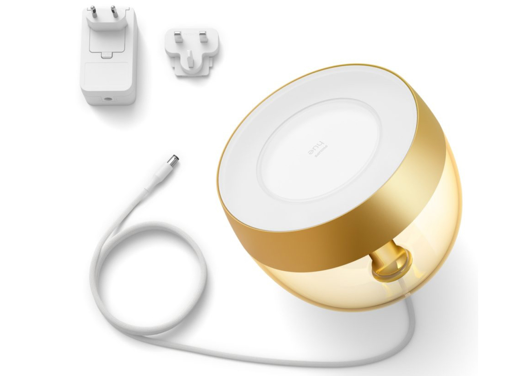 Philips Hue Iris l Limited Edition Gold l White and Color Ambiance l Bluetooth Table Lamp Smart Lighting l 2ª Geração l Luminária de Mesa e Piso l Compatível com Alexa, Apple Homekit & Google Assistant | Funciona com Bluetooth e/ou com a Hue Bridge na internet