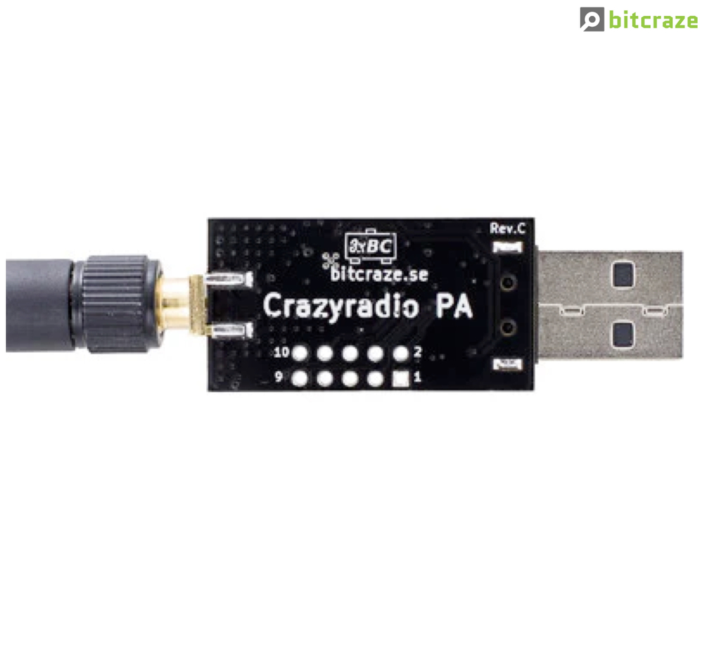 Bitcraze Dongle USB Crazyradio PA Long Range 2.4Ghz USB radio Crazyflie drone on internet