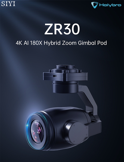 SIYI ZR30 4K 8MP Ultra HD 180X Hybrid 30X Optical Gimbal Camera + ZT30 Quick Release Anti-vibration Claw na internet