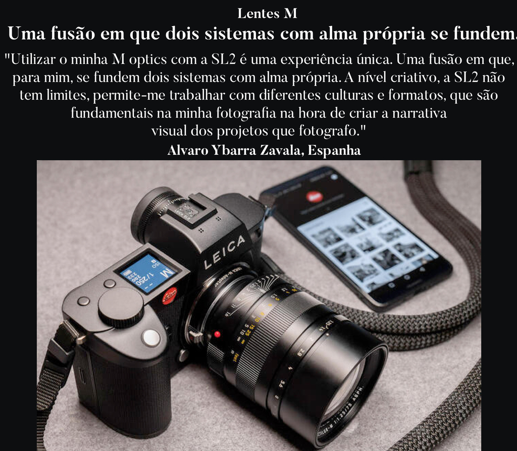 Leica SL2 Mirrorless Camera l Lentes Leica Vario-Elmarit-SL 24-70mm f/2.8 ASPH l 47.3MP Full-Frame CMOS Sensor l 4K Video Recording with Cine Mode l Maestro III Image Processor l 5.76m-Dot 0.78x-Mag. EyeRes OLED EVF l 3.2" 2.1m-Dot Touchscreen LCD l Wi-Fi e Bluetooth l 2ª geração l Feita para inspirar - tienda online