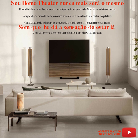 Bang & Olufsen Beolab 18 l Black l Montagem na parede l Iconic Wireless Stereo Speakers for Home Cinema l Pillar of Luxury Sound l Adaptive Bass Linearization l Acoustic Lens technology l Aparências Elegantes l 320 Watts l Wi-Fi & Bluetooth l Chromecast & Google Assistant Integrados l Compatível com Apple 2 & Spotify Connect l Recomendado para áreas de 10m² até 40m² na internet