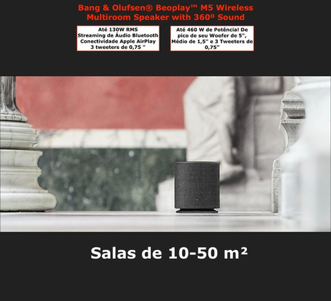 Bang & Olufsen Beoplay M5 Wi Fi Bluetooth Airplay Escolha a Cor - Loja do Jangão - InterBros