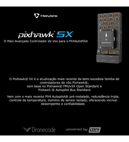 Holybro Pixhawk 5x | Kit 20117 | Controlador de Voo para Drones - comprar online