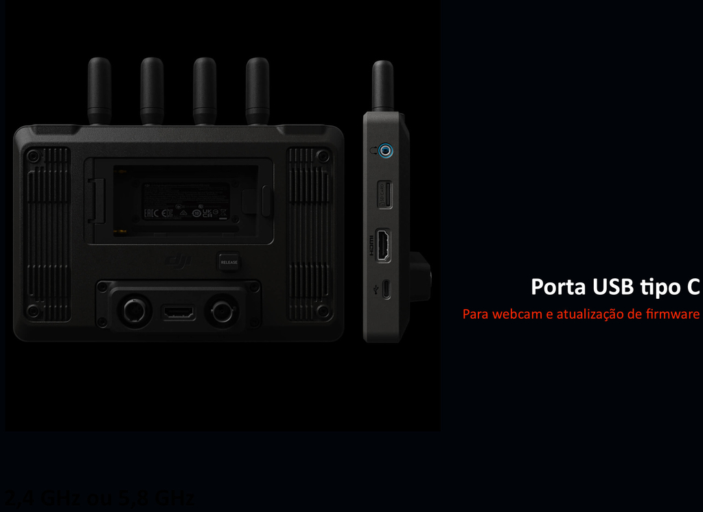 DJI Wireless Video Transmitter + 2 Baterias WB37 + Charging Hub + High-Gain Antennas CP.RN.00000180.01 - buy online