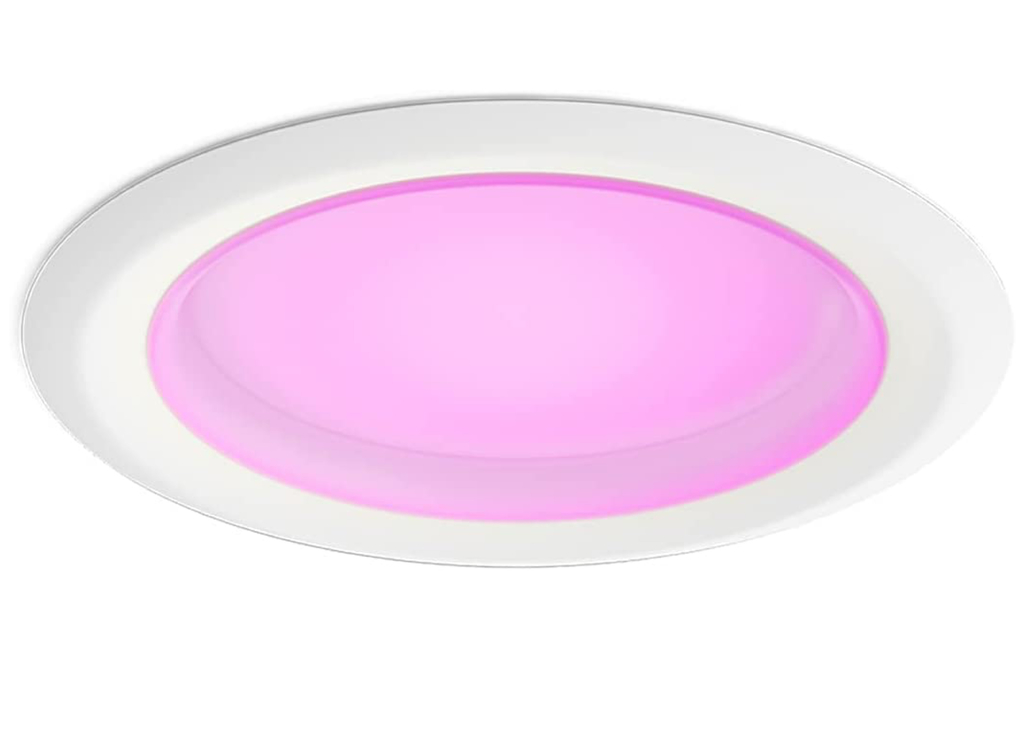 Philips Hue White and Color Ambiance Bluetooth | Dimmable LED Smart Retrofit Recessed Downlight 5/6" l 2ª Geração | Luminária Spot de Teto de Embutir l Fluxo Luminoso 1,100 lumens | Luminária Spot de Teto de Embutir | Compatível com a Alexa, Apple Homekit & Google Assistant | 4-Pack - buy online
