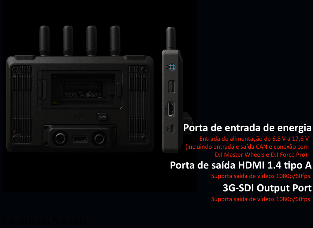 DJI Wireless Video Transmitter + 2 Baterias WB37 + Charging Hub + High-Gain Antennas CP.RN.00000180.01 en internet