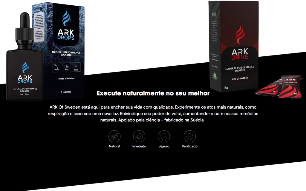 ARK Drops Suplemento Dietético Vegano Impulsionador de Desempenho e Respiração - loja online
