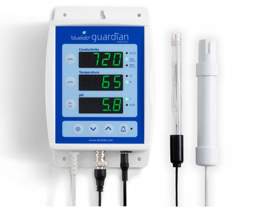 Bluelab Guardian MONGUA Monitor 3-em-1 | PH | Temperatura | Condutividade (TDS) | GrowRoom | Tendas de Cultivo Hidroponia Indoor