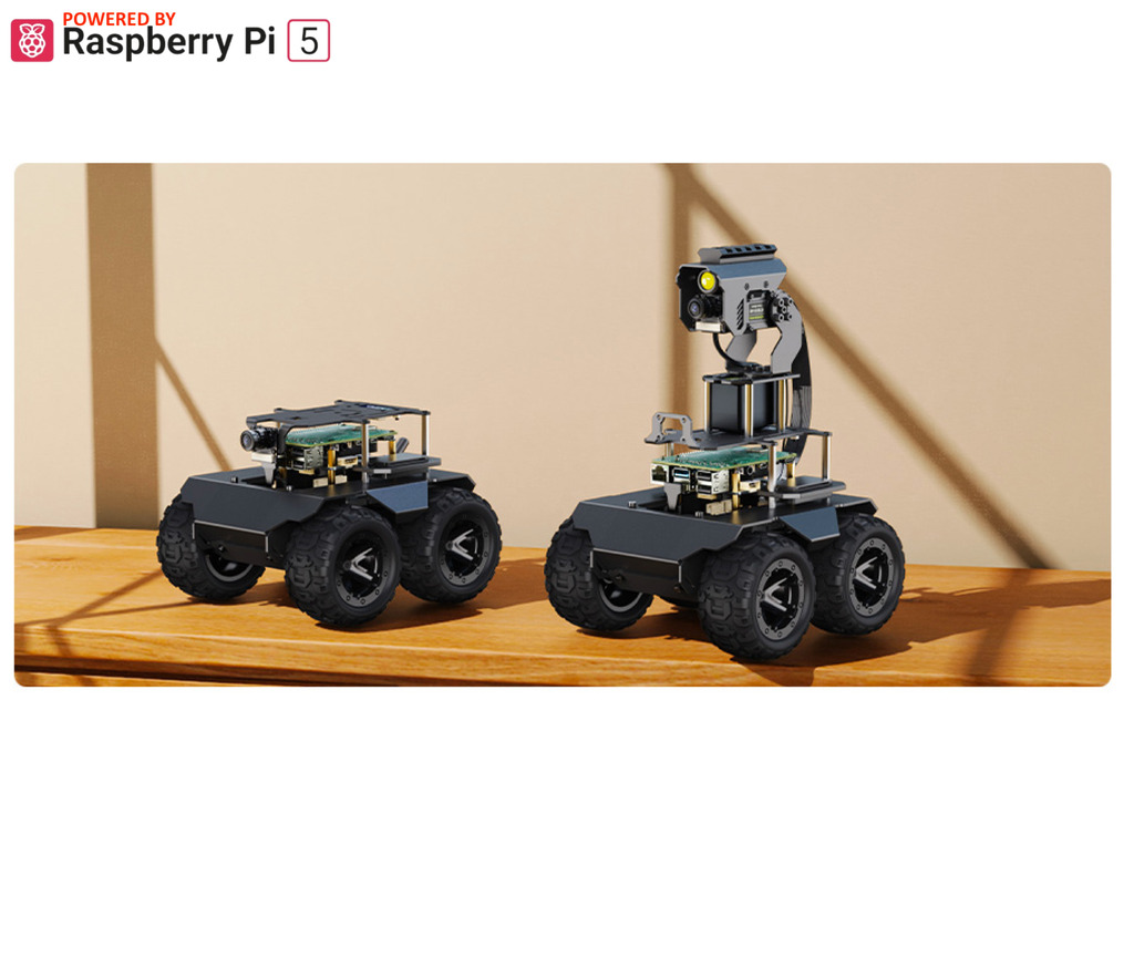 WaveShare RaspRover Open-source 4WD AI Robot, Dual controllers, All-metal Body, Computer Vision, Raspberry Pi 5 na internet