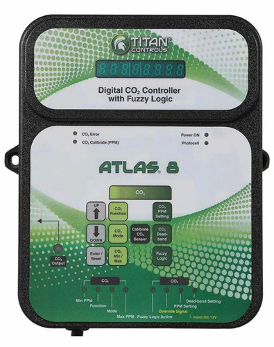 Titan Control Atlas 8 Controlador e Medidor Digital Co2 GrowRoom e Tendas de Cultivo Hidroponia e Solo - comprar online