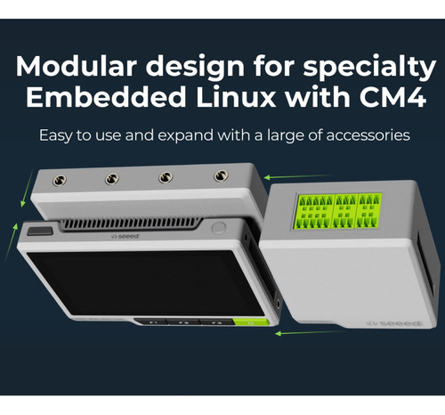 Terminal Linux Incorporado Com Raspberry Pi Compute Module 4 CM4 | 4GB de RAM e 32GB eMMC | Display IPS 720 x 1280 5" Capacitive Multi-Touch | Machine Learning & Edge AI Applications - online store