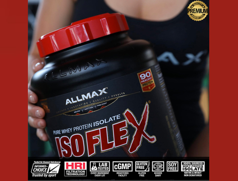 AllMax Nutrition ISOFLEX- 100% PURE WHEY PROTEIN ISOLATE POWDER , O Melhor Whey Protein do Mundo , 2.2 Kgs - Loja do Jangão - InterBros