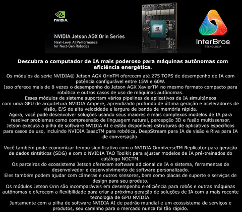 reComputer ALP680, Computador Industrial , NVIDIA Jetson Orin AGX - Loja do Jangão - InterBros