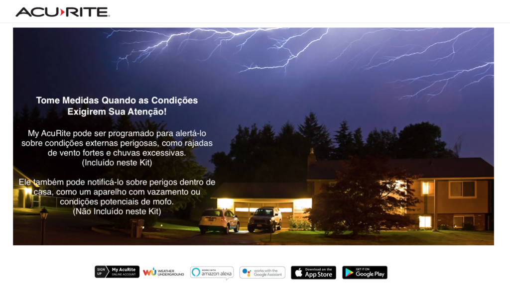 Imagen de AcuRite 5-in-1 Estação Meteorológica Display Touch Screen de Alta Definição Sensor Raios Previsões by Dark Sky Compatível com Weather Underground WiFi