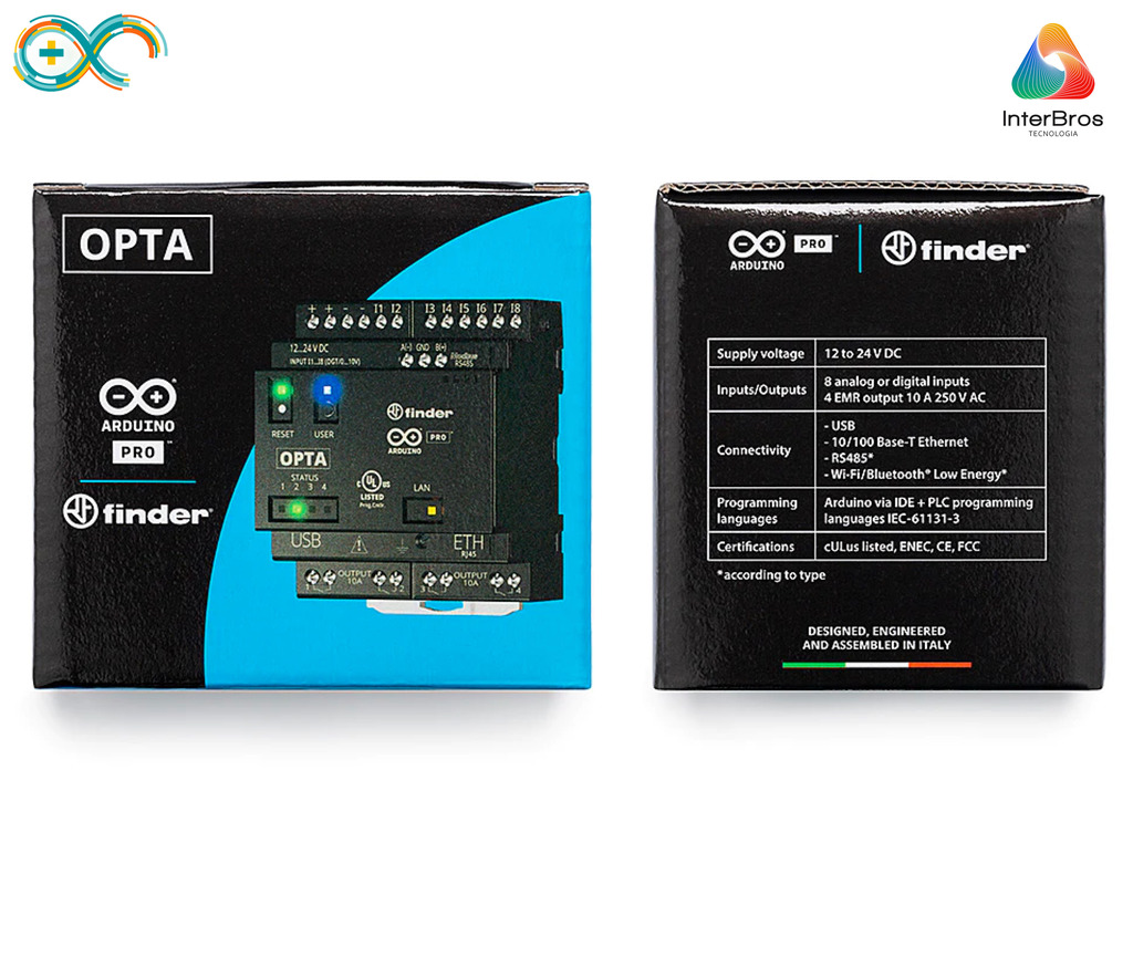 Arduino Opta Wi-Fi AFX00002 - Loja do Jangão - InterBros