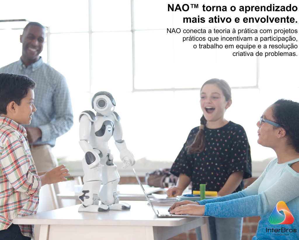 Aldebaran Nao Robot V6 Educator Pack , Humanoide Programável e Autônomo - Loja do Jangão - InterBros