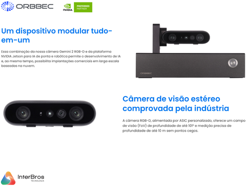 Orbbec Persee N1 , Sterero Depth Camera , RGB Vision Integrated with NVIDIA Jetson Nano 4GB - Loja do Jangão - InterBros